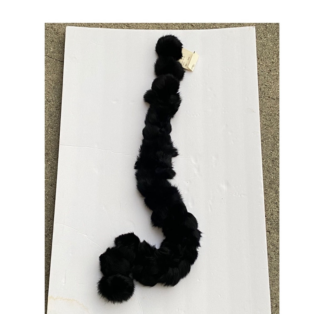 Nordstrom Rabbit fur ball scarf